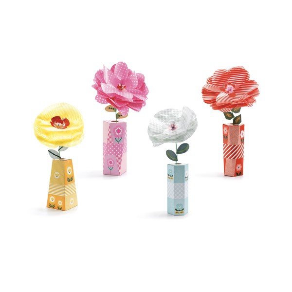 Postavite za 4 dizajn cvijeće Djeco-image-1