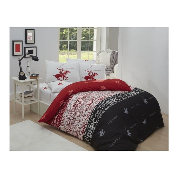 Posteljina za bračne krevete s plahtama BHPC Godfrey, 200 x 220 cm