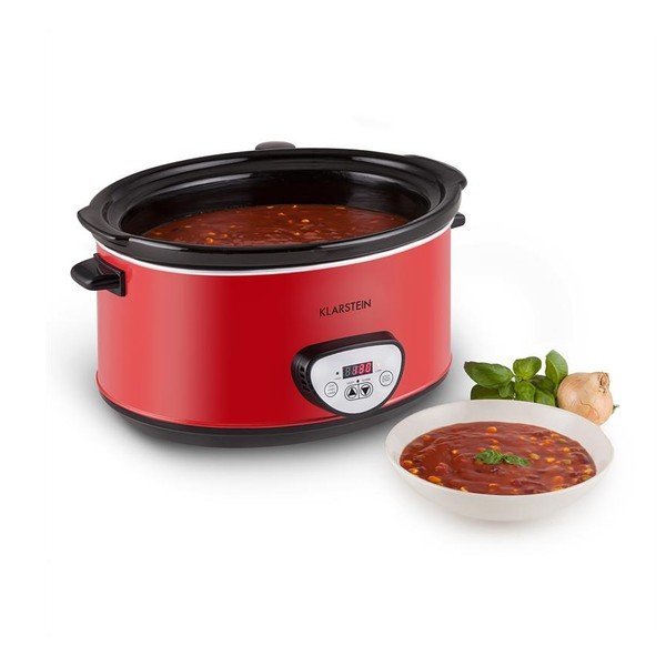 Crveni slow cooker Klarstein Bankett, 6,5 l-image-3