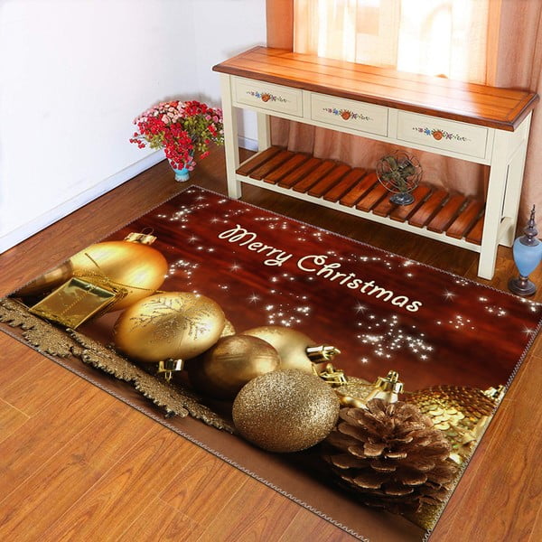 Tepih Vitaus božićne kuglice, 50 x 80 cm