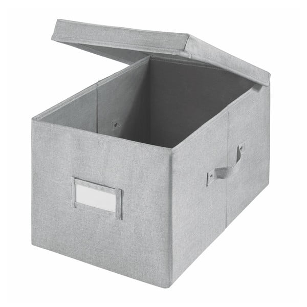 Siva kutija za pohranu iDesign Codi, 39 x 28 cm