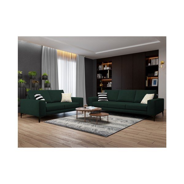 Zelena sofa Cosmopolitan Design Lugano, 239 cm-image-4