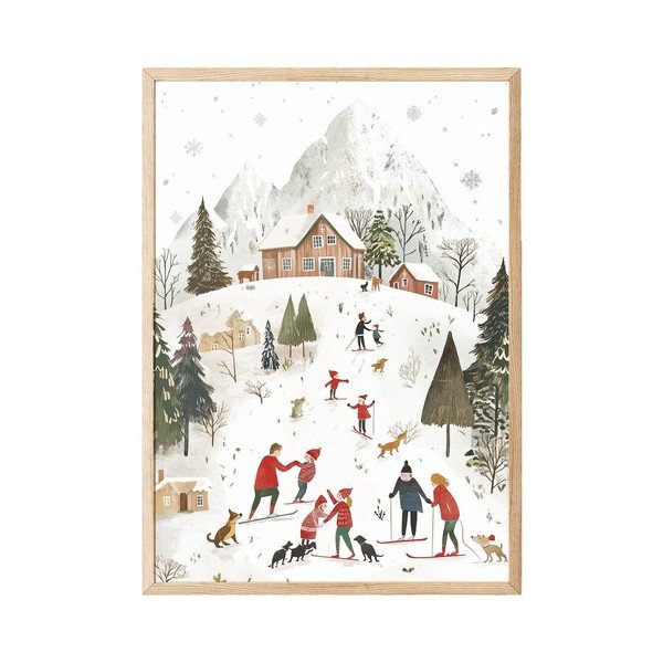 Tiskana slika s okvirom 30x40 cm – Wallity