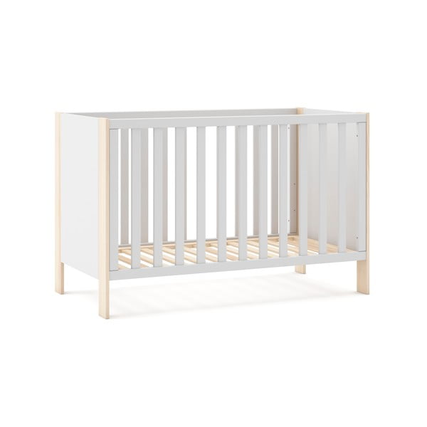 Bijeli/u prirodnoj boji dječji krevet 60x120 cm Esteban – Marckeric-image-3