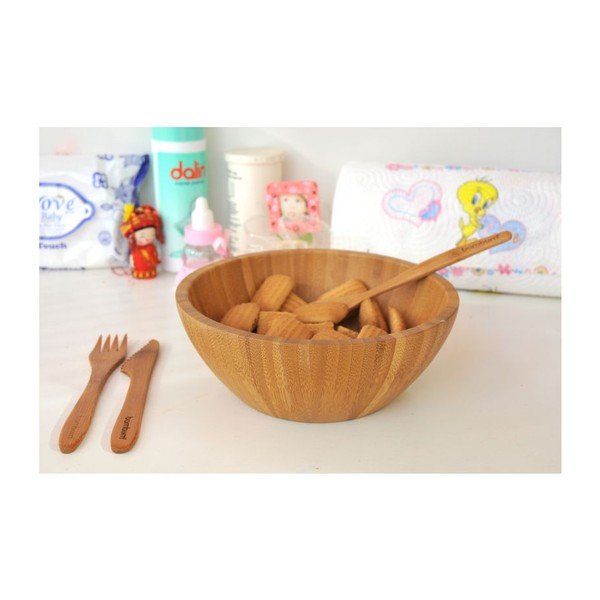 Set pribora za jelo za bebe od bambusa-image-1