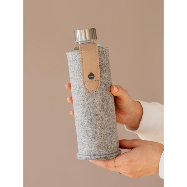 Boca od borosilikatnog stakla s navlakom od filca Equa Mismatch Sand Sky, 750 ml-image-2