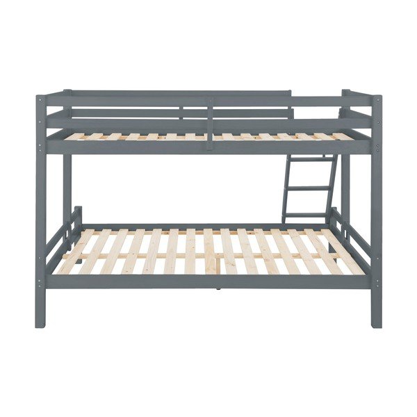 Sivi krevet na kat od borovine Støraa Alpi2-image-2