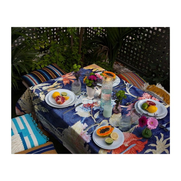 Laneni stolnjak Madre Selva Kioto, 140 x 140 cm-image-1