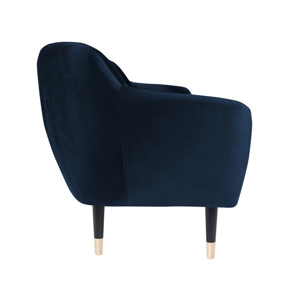 Tamnoplava sofa s crnim nogama Mazzini Sofas Benito, 188 cm-image-3