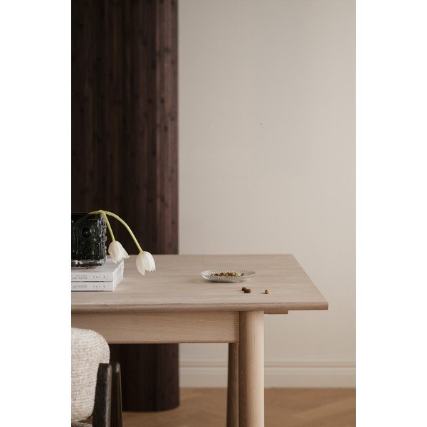 Proširiv blagovaonski stol od punog hrasta 90x205 cm Derrymore – Rowico-image-3
