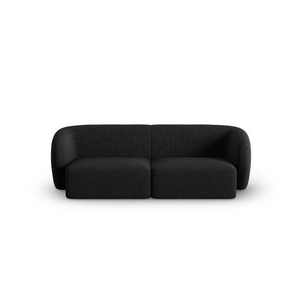 Crna sofa od šenila 188 cm Paolo – Milo Casa