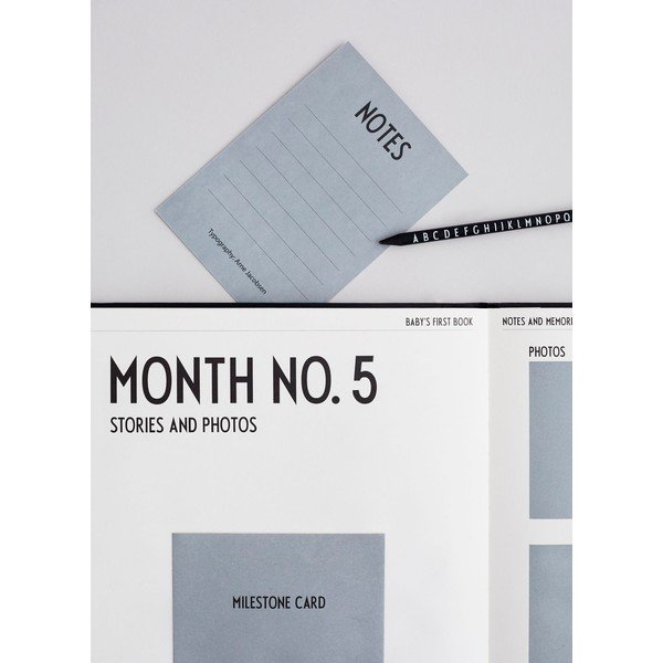 Crna radosnica za bebe Design Letters Baby's First Book-image-4