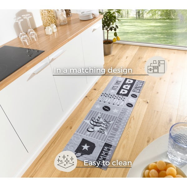 Siva staza  50x150 cm Its Time for Espresso - Hanse Home-image-3