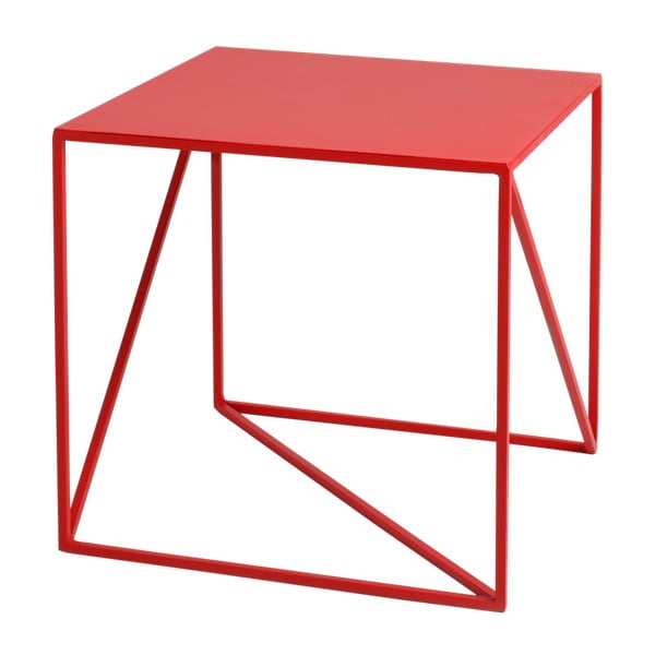 Crveni pomoćni stolić za podsjetnik obrasca