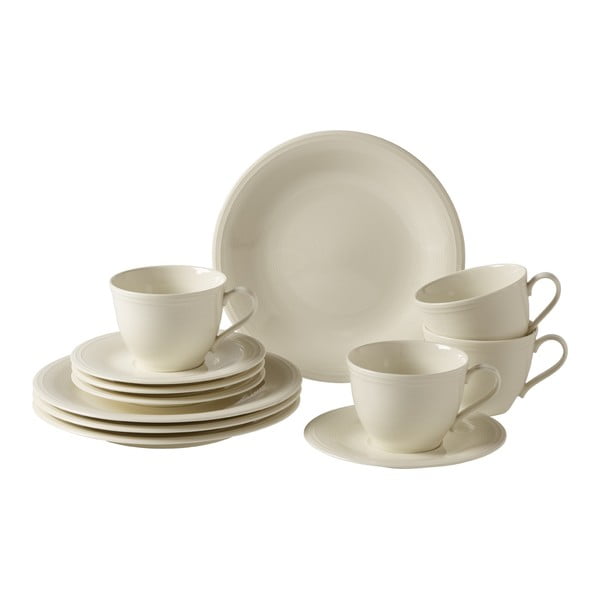 12-dijelni bež porculanski set za kavu Like by Villeroy &amp; Boch Group