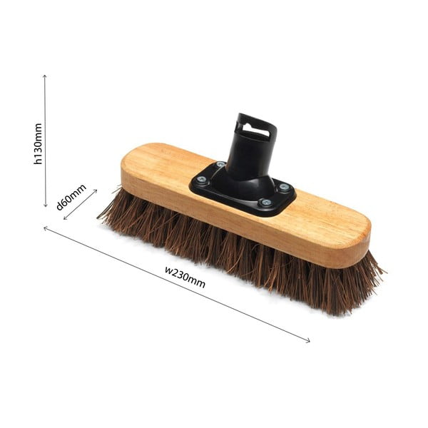 Glava za metlu s najlonskim vlaknima Addis Varnished, 23 cm-image-1