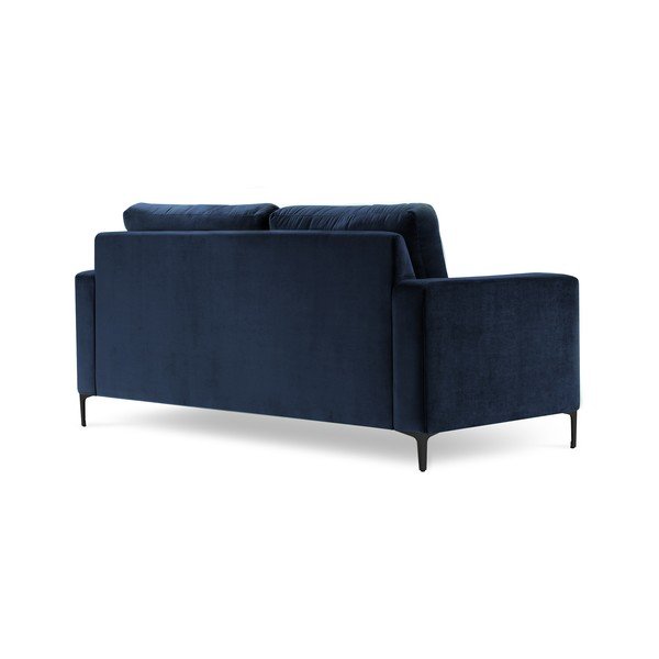 Mornarskoplava baršunasta sofa Kooko Home Harmony, 158 cm-image-3