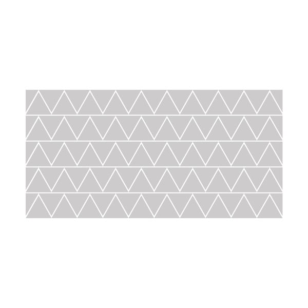 Naljepnice u setu za prozore 100 kom 10x10 cm Triangle – Ambiance-image-2