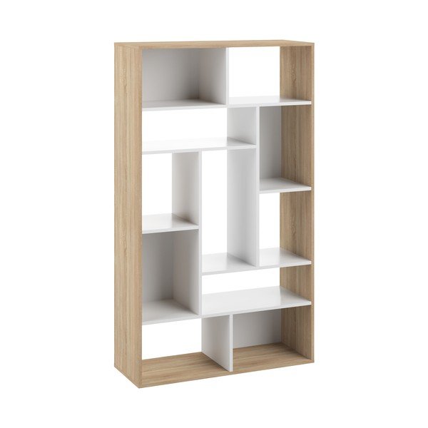 Bijeli regal u dekoru hrasta 91x163 cm Seoul - TemaHome -image-2