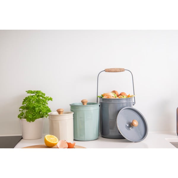 Posude za kompostirani otpad od nehrđajućeg čelika u setu od 3 kom - Kitchen Craft-image-2