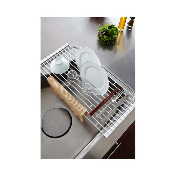 Bijela savitljiva posuda za kapanje za YAMAZAKI Tower, dužina 58 cm-image-4