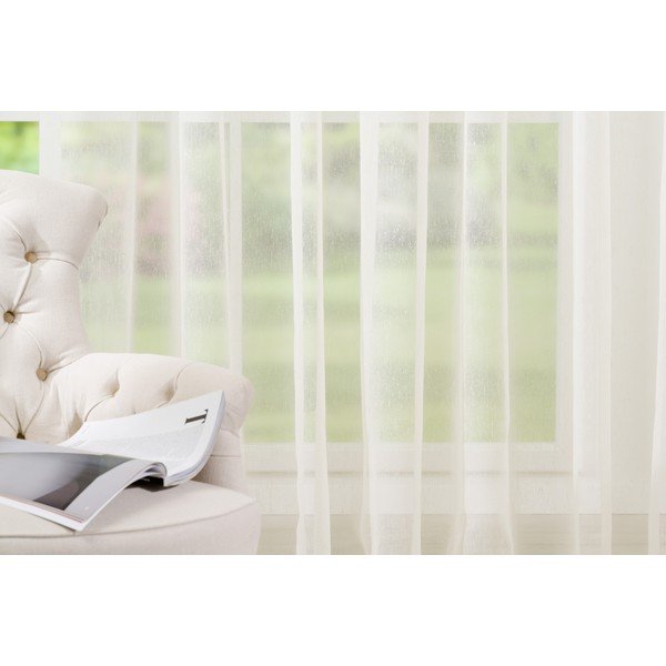Krem prozirna zavjesa 300x260 cm Plano – Mendola Fabrics-image-2
