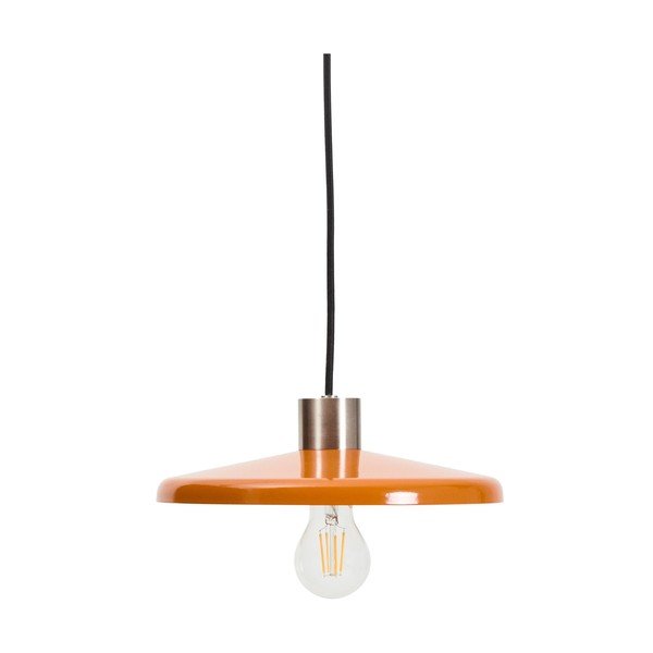 Narančasta viseća svjetiljka s metalnim sjenilom Nuvira – Kave Home