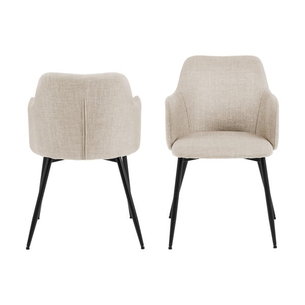 Krem podstavljene blagovaonske stolice u setu 2 kom Ilsa – Actona-image-4