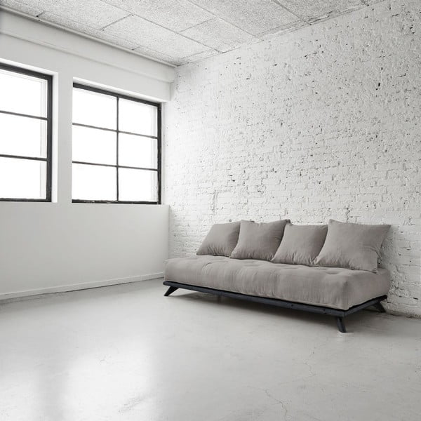 Sofa Senza crna / granit siva-image-1