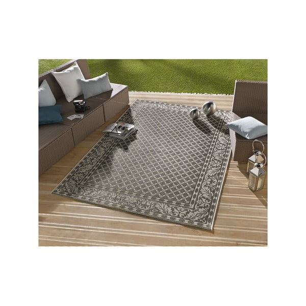 Sivo-krem vanjski tepih NORTHRUGS Royal, 160 x 230 cm-image-4