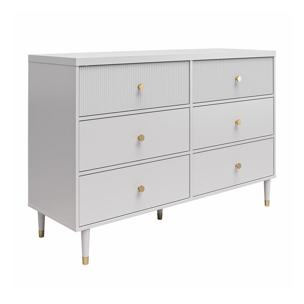 Siva niska komoda 138x93 cm Elizabeth – CosmoLiving by Cosmopolitan-image-2