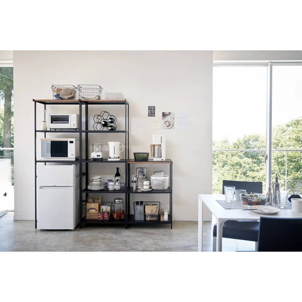 Mat crni željezni regal 60x90x46,5 cm Tower – YAMAZAKI-image-3