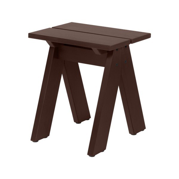 Tamno smeđa vrtna stolica od masivnog drveta Navo – noo.ma