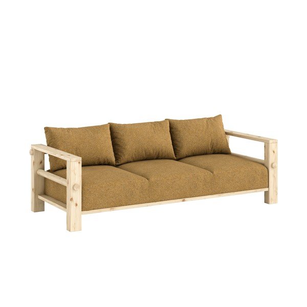 Oker žuta sofa 225 cm Bare – Karup