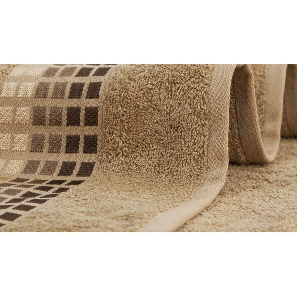 Smeđi pamučan ručnik 50x100 cm Darwin – My House-image-3