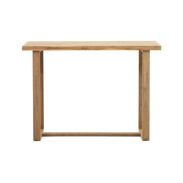 Vrtni barski stol od masivne tikovine 140x70 cm Canadell – Kave Home-image-2