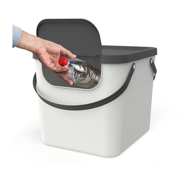 Kanta za sortirani otpad od reciklirane plastike 40 l Albula - Rotho-image-2
