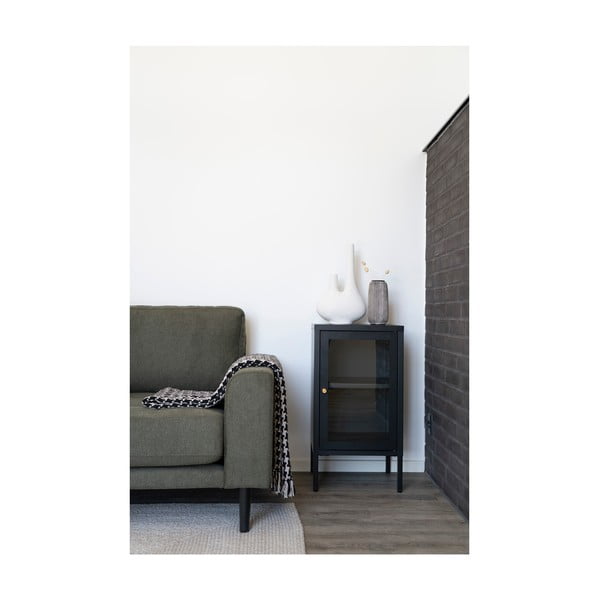 Crna metalna vitrina 38x70 cm Dalby – House Nordic-image-4