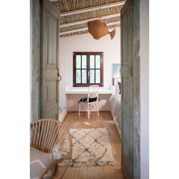 Krem periv/ručno rađen vunen tepih 80x140 cm Berber Soul – Lorena Canals-image-4