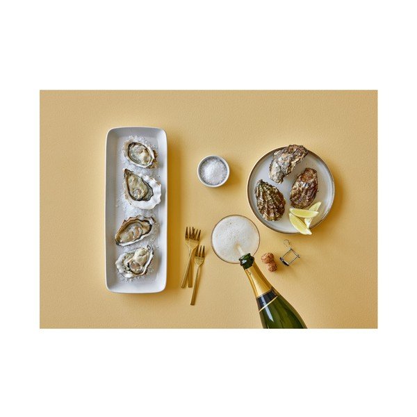 Krem bijeli keramički pladanj za posluživanje Bitz, 38 x 14 cm-image-4