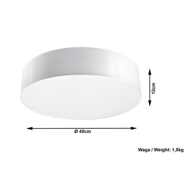 Bijela stropna lampa Sollux Atis Ceiling-image-4