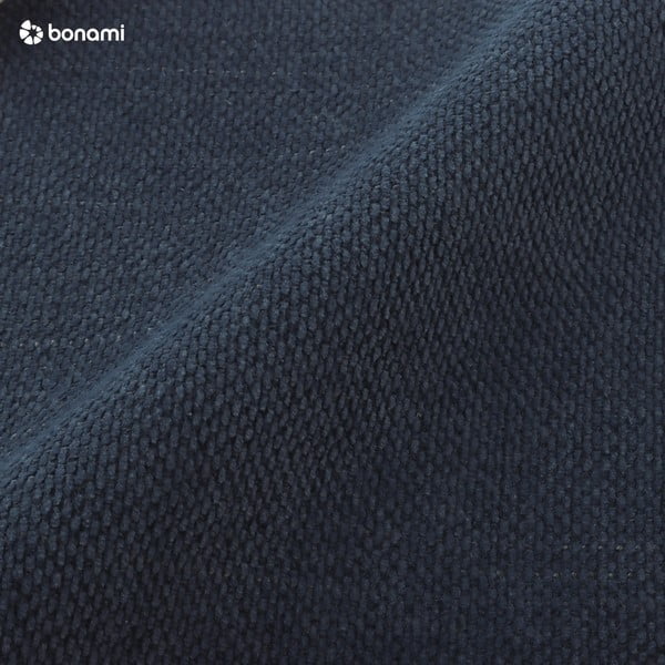 Tamno plavi tapecirani bračni krevet s prostorom za pohranu s podnicom 200x200 cm Kelp – Micadoni Home-image-4