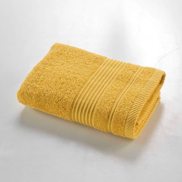 Žuti  pamučni ručnik od frotira 50x90 cm Tendresse – douceur d'intérieur