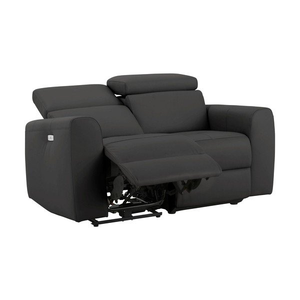 Smeđa sofa od imitacije kože 158 cm Capena – Støraa-image-3