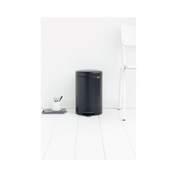 Crna kanta za otpatke s pedalom Brabantia Newicon, 12 l-image-2