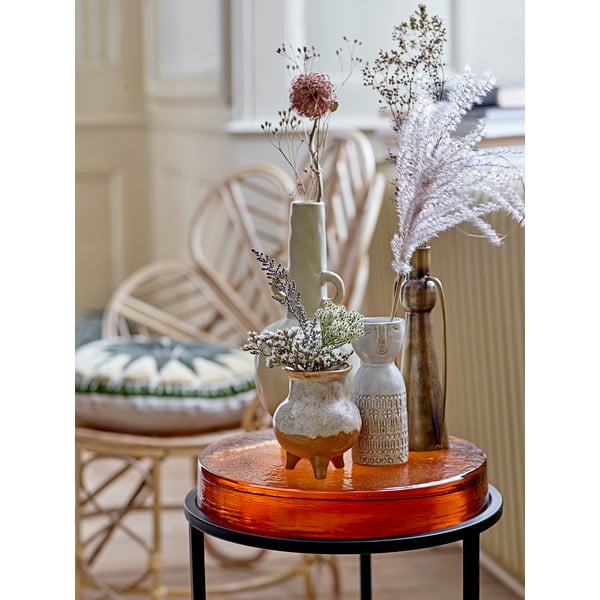 Bijela vaza od kamenine Bloomingville Geometric-image-2