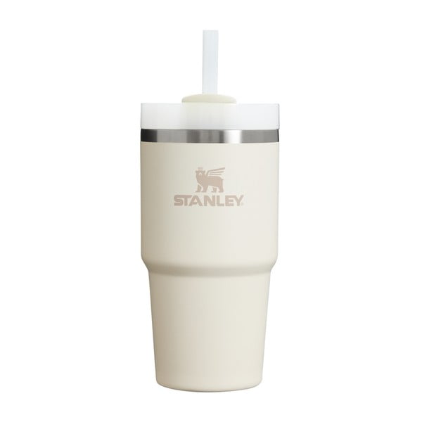 Krem termosica od nehrđajućeg čelika sa slamkom 600 ml Quencher H2.0 FlowState Tumbler Cream – Stanley