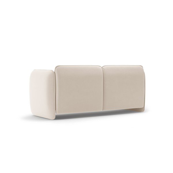 Krem baršunasti sofa 168 cm Georgia – Micadoni -image-3