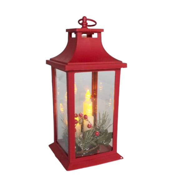 Crvena LED lanterna (visina 32 cm) – Dakls