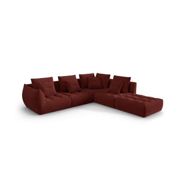 Crvena kutna garnitura (s desnim kutom) Bloom – Micadoni Home-image-2